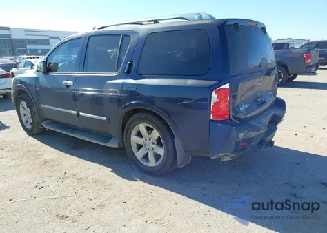 2010 Nissan Armada Titanium из США, поврежденный, VIN 5N1BA0ND5AN605553